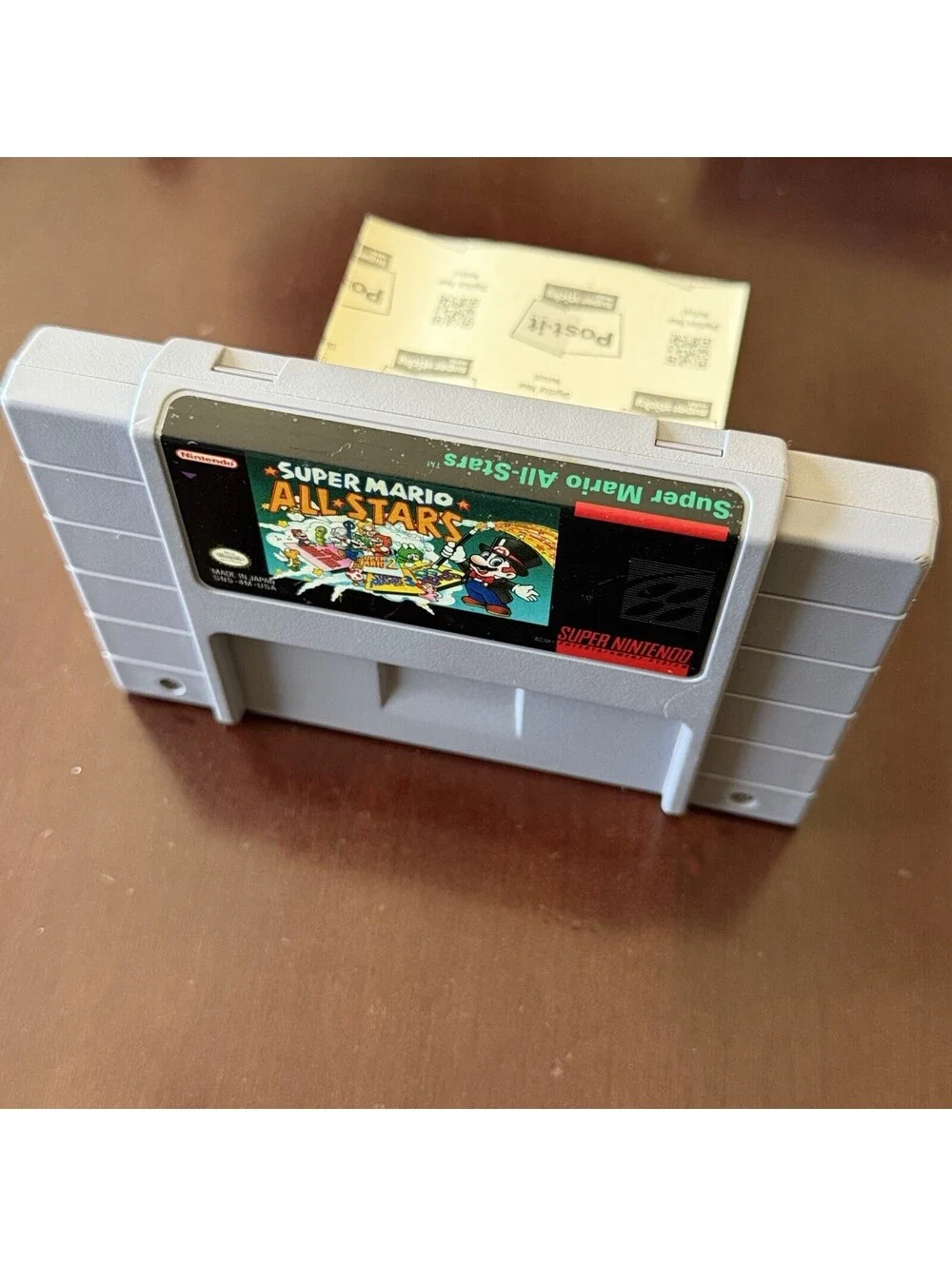Super Mario All-Stars SNES Tested Clean Working Authentic Nintendo Cartridge